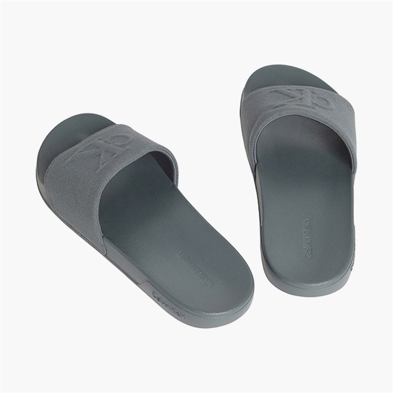 Calvin Klein Mens Essential Sliders Turbulence