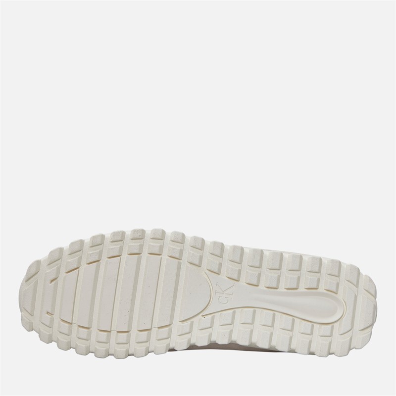 Calvin Klein Womens Low Profile Runner Trainers Light Cashew