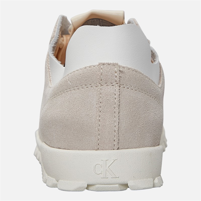Calvin Klein Womens Low Profile Runner Trainers Light Cashew