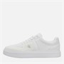 Calvin Klein Mens Classic Cupsole Trainers Triple Bright White