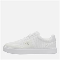 Calvin Klein Mens Classic Cupsole Trainers Triple Bright White