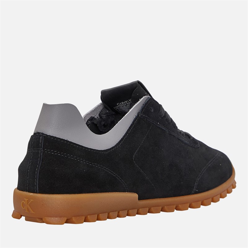 Calvin Klein Womens Low Profile Runner Trainers Ck Black