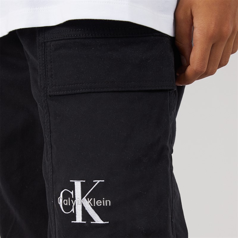 Calvin Klein Boys Cargo Joggers Black