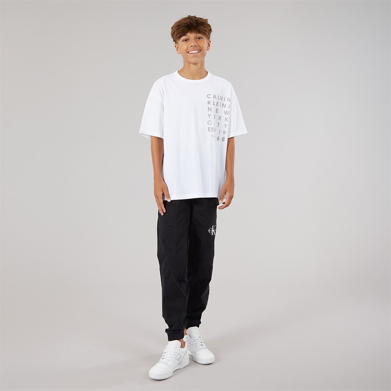 Calvin Klein Boys Cargo Joggers Black