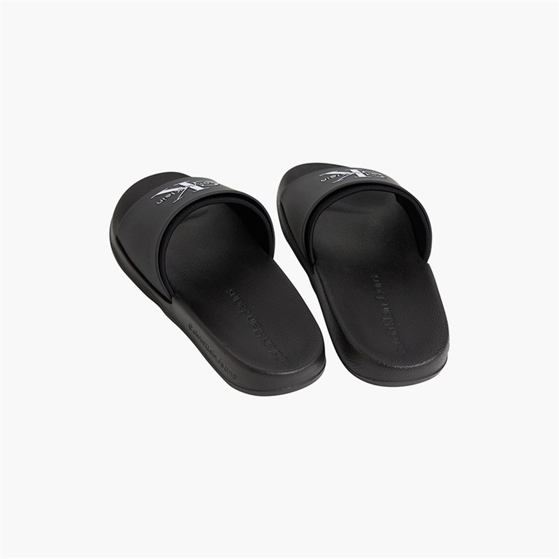 Calvin Klein Mens Essential Sliders Triple Black