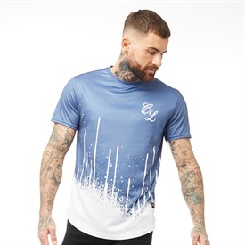 Closure London Heren Splatter T Shirt Middelblauw closure london kopen in de aanbieding Closure London Heren Splatter T Shirt Middelblauw closure london kopen in de aanbieding