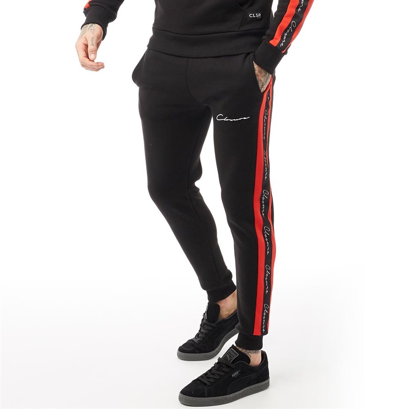 taped joggers mens