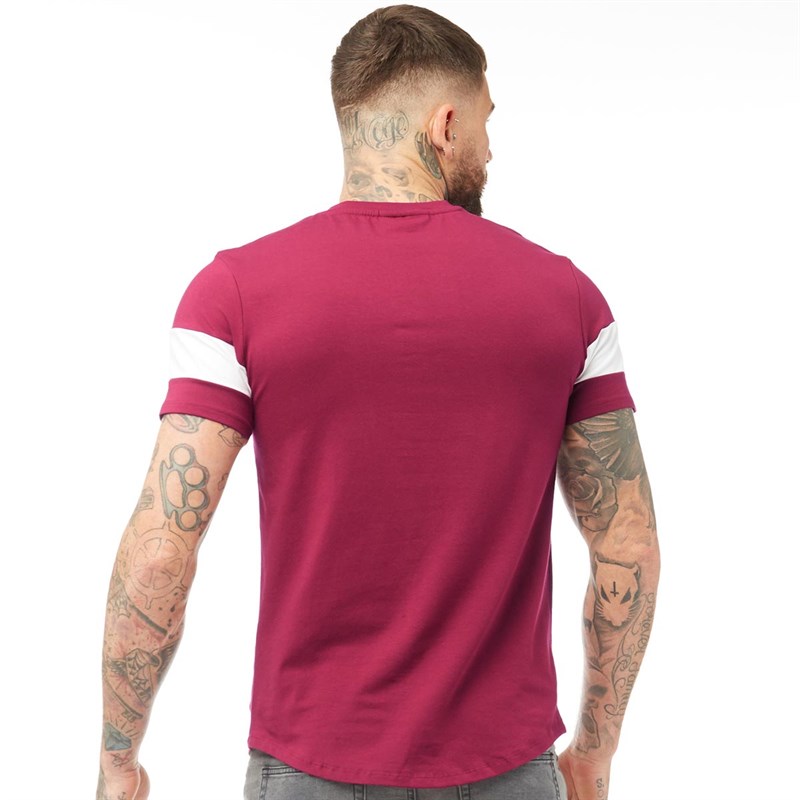 Buy Closure London Mens Band TShirt Burgundy/White
