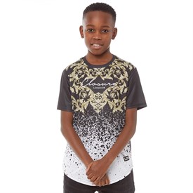 Closure London Jongens Lux Print T Shirt Zwart closure london kopen in de aanbieding Closure London Jongens Lux Print T Shirt Zwart closure london kopen in de aanbieding