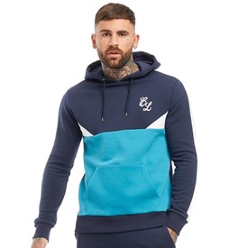 Closure London Heren Retro Cutnsew Hoodie Marineblauw closure london kopen in de aanbieding Closure London Heren Retro Cutnsew Hoodie Marineblauw closure london kopen in de aanbieding