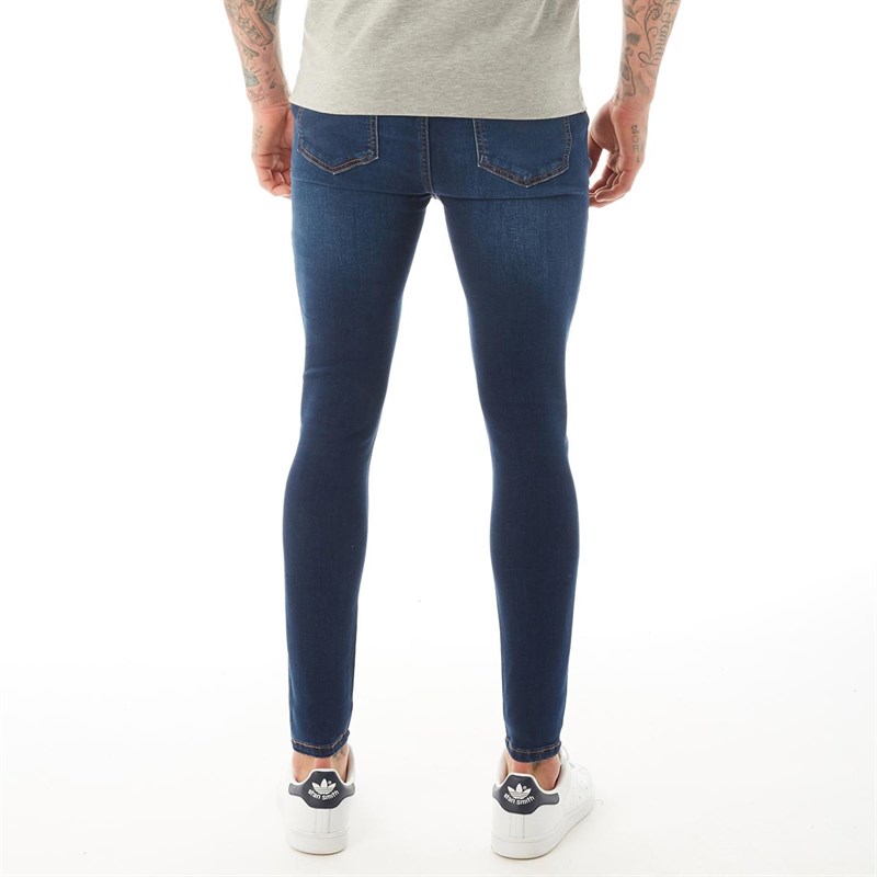 Buy Closure London Mens NonRipped Skinny Fit Jeans Indigo Wash