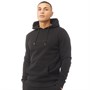 Closure London Mens Tonal Embroidered Hoodie Black