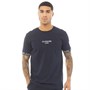 Closure London Mens Branded Hidden Band T-Shirt Navy