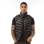 Closure London Męskie Quilted Bezrekawnik Czarny