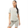 Closure London Womens Regular T-Shirt And Cycling Shorts Set Grey Marl