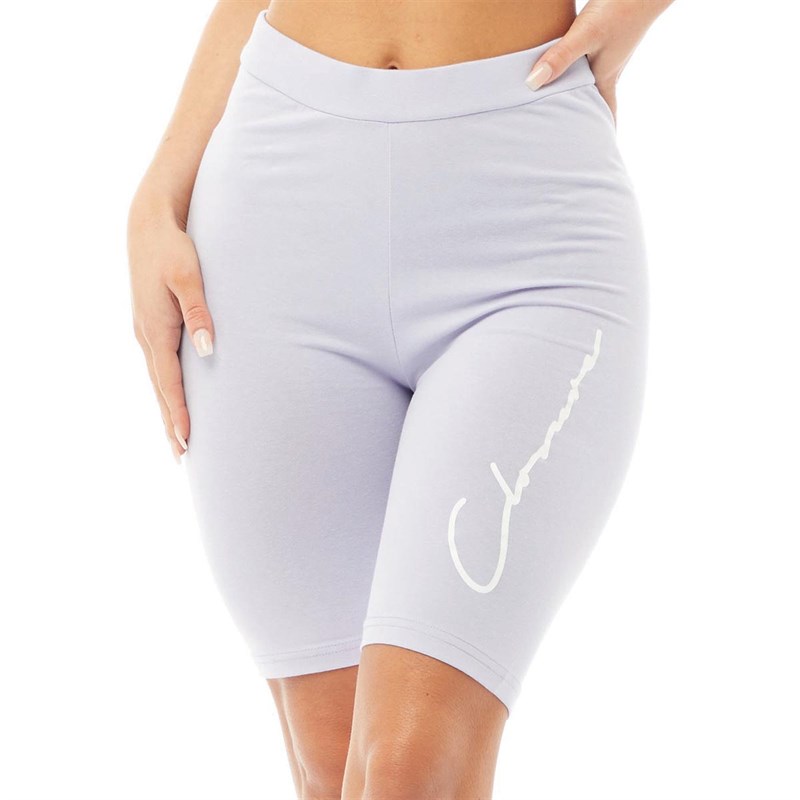 Closure London Womens Regular T-Shirt And Cycling Shorts Set Purple