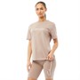Closure London Womens Regular T-Shirt And Cycling Shorts Set Brown