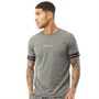 Closure London Mens Signature Cuff Lounge T-Shirt Charcoal Marl