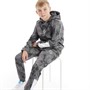 Closure London Boys Camo Panelled Tracksuit Black
