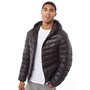 Closure London Mens Slim Puffer Jacket Black