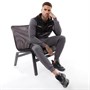 Closure London Mens Fleece Tech Contrast Tracksuit Smoke