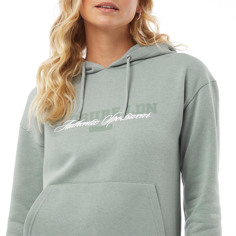 Closure London Womens Varsity Authentic Sportswear Tracksuit Sea Green