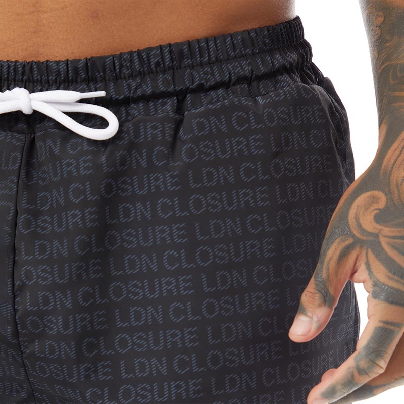 Closure London Herrer Logo Svømme Shorts Sort