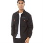 Closure London Mens Tech Graphic Utility Overshirt Black
