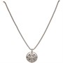 Closure London Mens Compass Necklace Silver