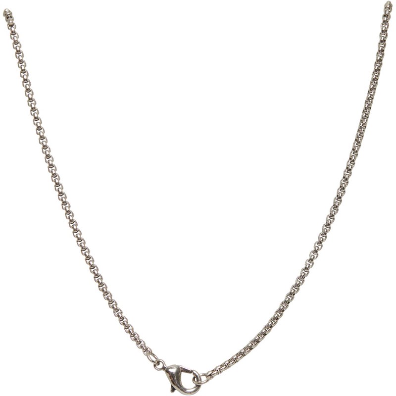 Closure London Mens Compass Necklace Silver