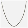 Closure London Mens Rope Chain Necklace Silver