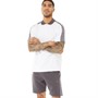 Closure London Mens Panelled Twinset White/Grey