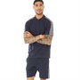 Closure London Mens Panelled Twinset Navy