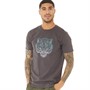 Closure London Mens Ombre Fury T-Shirt Charcoal