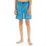 Closure London Boys Marble Swim Shorts Teal
