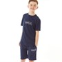 Closure London Boys Box Logo T-Shirt And Shorts Co-Ord Navy