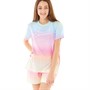 Closure London Girls Rainbow T-Shirt And Shorts Co-Ord Multi
