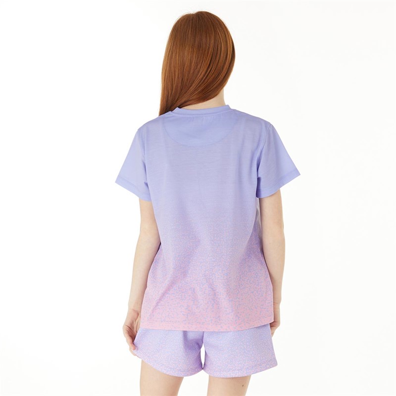 Closure London Girls Speckle Fade T-Shirt And Shorts Co-Ord Mutli