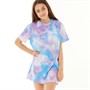 Closure London Girls Tie Dye T-Shirt Dress Blue/Purple