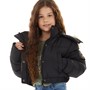 Closure London Girls Super Cropped Parka Jacket Black