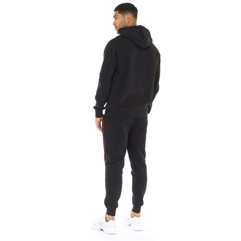 Closure London Mens Multi Logo Piping Tracksuit Black