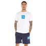 Closure London Mens Explore T-Shirt And Shorts Co-Ord White/Navy