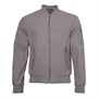 Closure London Mens Logo Bomber Jacket Ice Grey