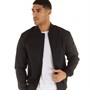 Closure London Mens Logo Bomber Jacket Black