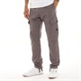 Closure London Cargohose Herren aus Ripstop mit offenem Saum Anthrazit