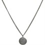 Closure London Mens Saint Pendant Silver