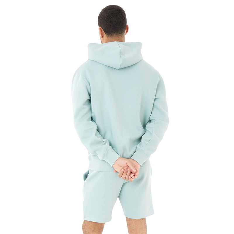 Closure London Sweat-Shirt et short assortis à double logo homme, mousse de mer