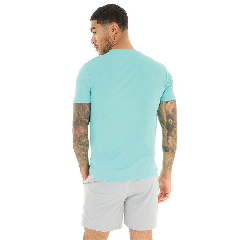 Closure London Mens Training T-Shirt And Shorts Co-Ord Aqua