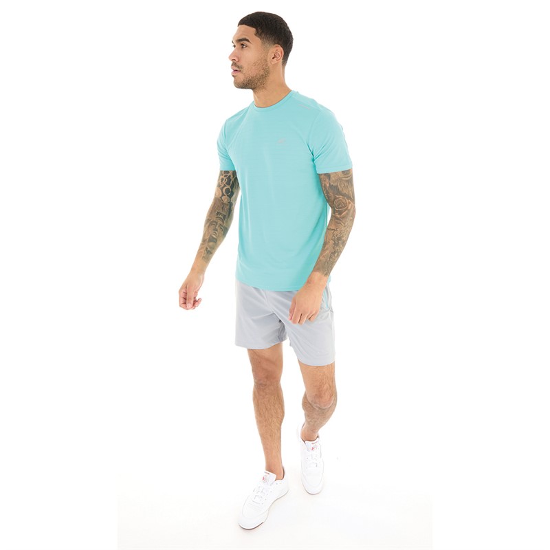 Closure London Mens Training T-Shirt And Shorts Co-Ord Aqua