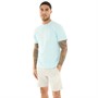Closure London Herre Fury T-shirt og Shorts Sæt Pastel Blå/Lysegrå